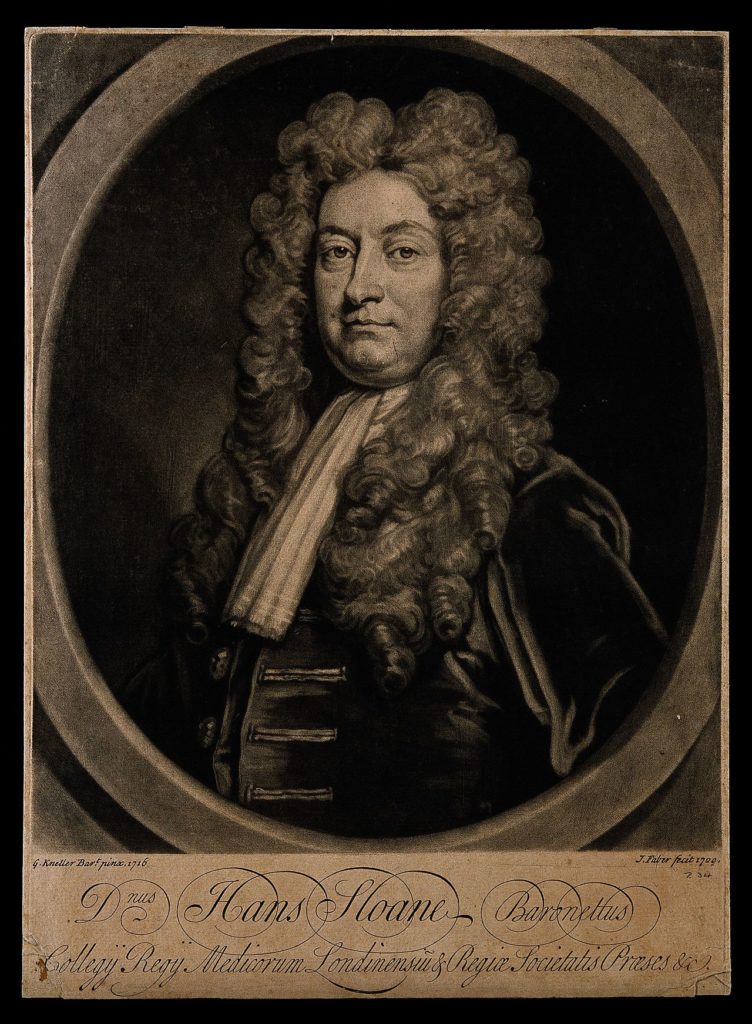 Sir Hans Sloane, c. 1729, by J. Faber